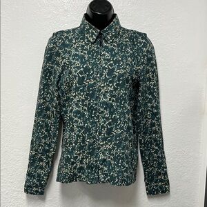 Cacharel AEFFE SPA zip up shirt size 4